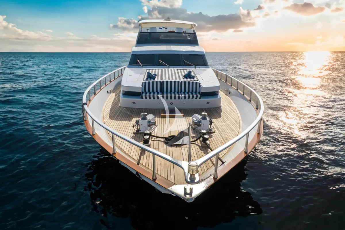 Exterior view of Opera, a Gulet x-reuse motor yacht at Sami Municipal Unit, Greece