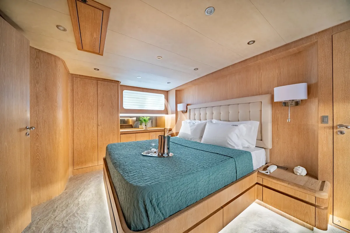 Cabin on Opera, a Gulet x-reuse motor yacht at Sami Municipal Unit, Greece
