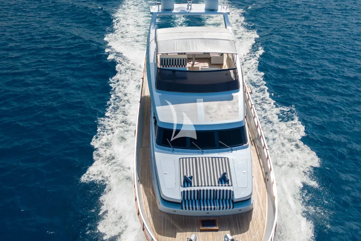 Exterior view of Opera, a Gulet x-reuse motor yacht at Sami Municipal Unit, Greece