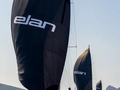 Paris, a Elan E4 sailboat at Betina, Croatia