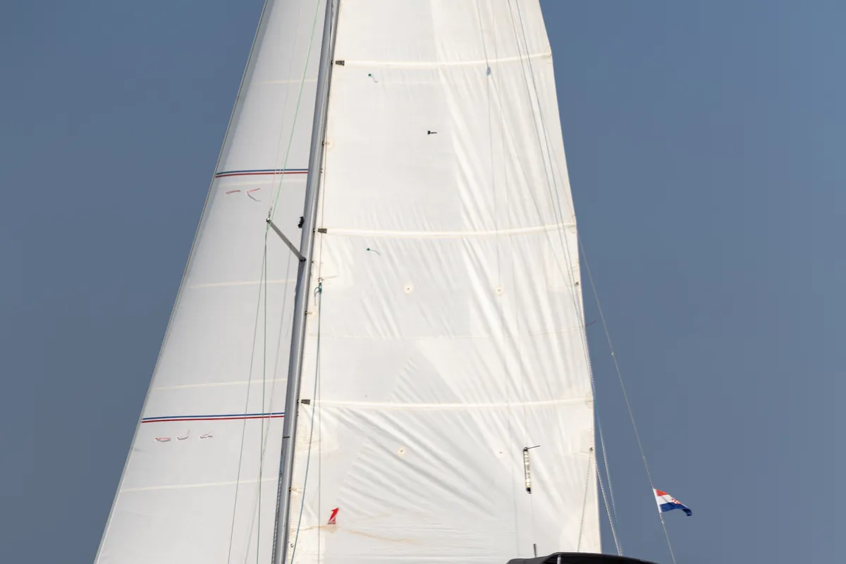 Paris, a Elan E4 sailboat at Betina, Croatia