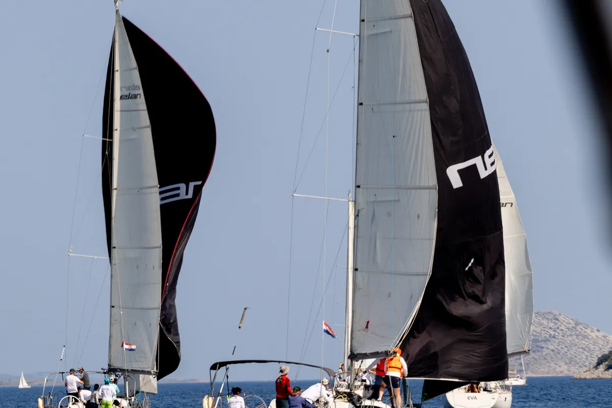 Paris, a Elan E4 sailboat at Betina, Croatia