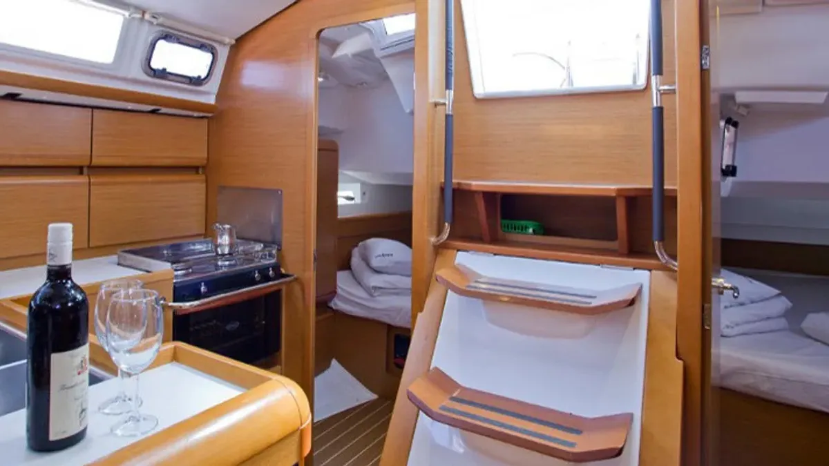 ETERNITY, a Jeanneau Sun Odyssey 409 sailboat at Municipal Unit of Lefkada, Greece
