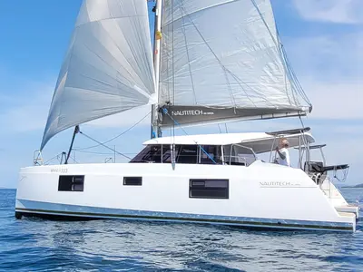 Negroni, a Nautitech 40 catamaran at Općina Rogoznica, Croatia