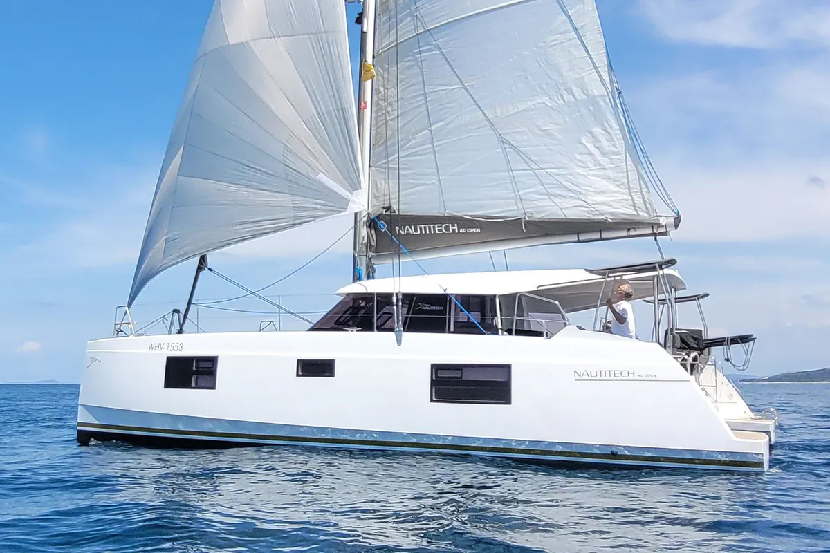 Negroni, a Nautitech 40 catamaran at Općina Rogoznica, Croatia