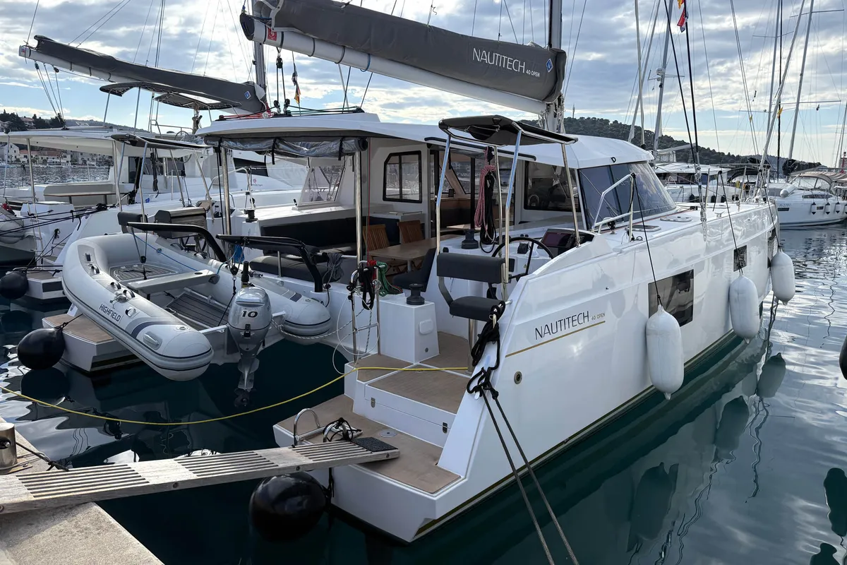 Negroni, a Nautitech 40 catamaran at Općina Rogoznica, Croatia