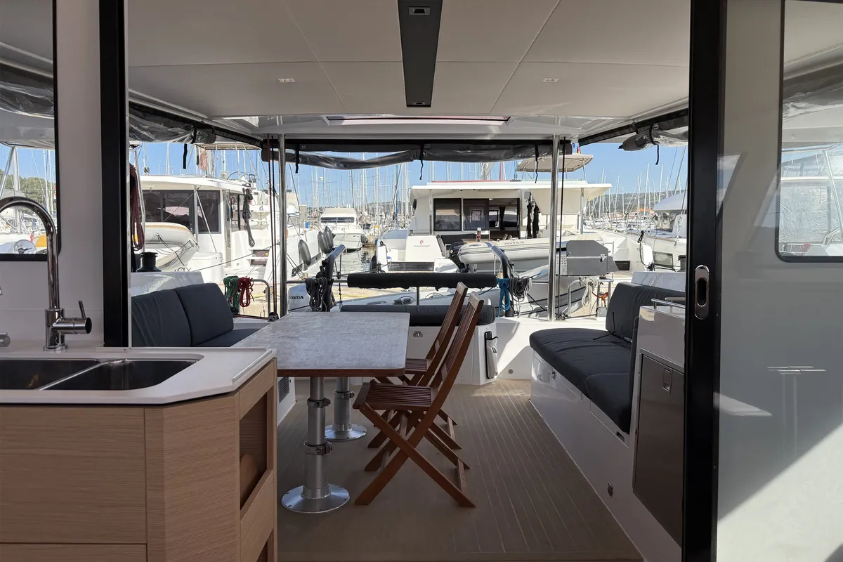 Negroni, a Nautitech 40 catamaran at Općina Rogoznica, Croatia