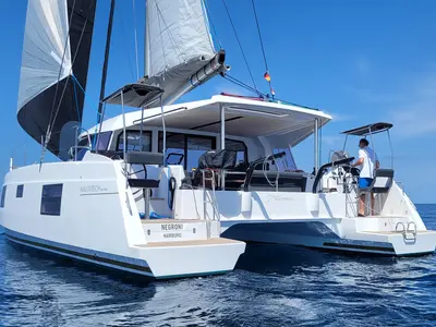 Negroni, a Nautitech 40 catamaran at Općina Rogoznica, Croatia