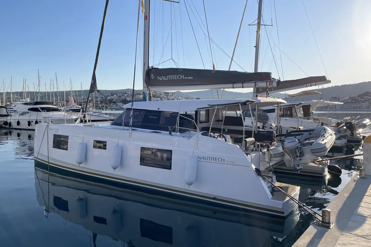 Negroni, a Nautitech 40 catamaran at Općina Rogoznica, Croatia