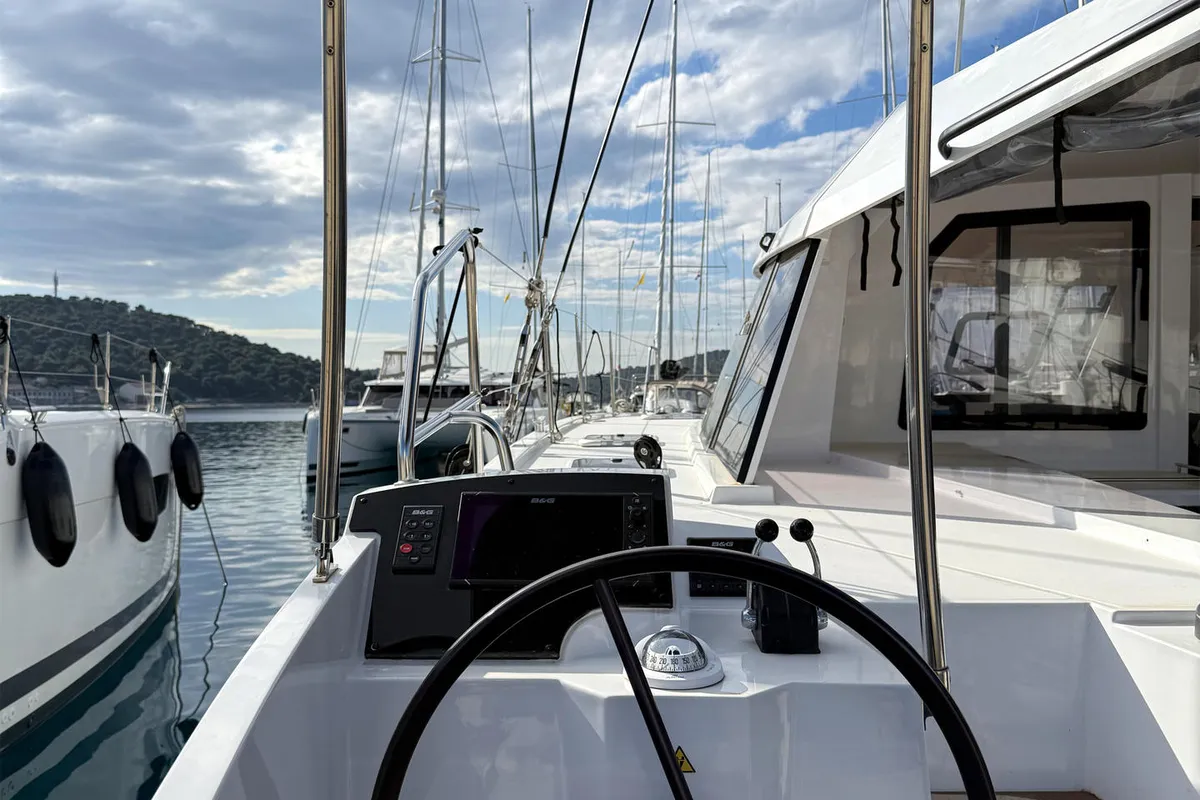 Negroni, a Nautitech 40 catamaran at Općina Rogoznica, Croatia