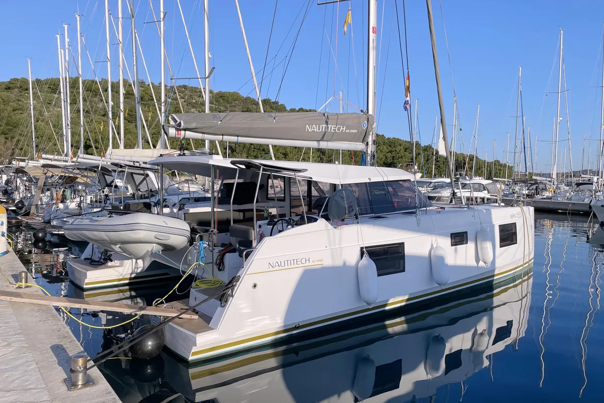 Negroni, a Nautitech 40 catamaran at Općina Rogoznica, Croatia