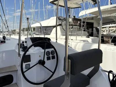 Galley of Negroni, a Nautitech 40 catamaran at Rogoznica, Croatia