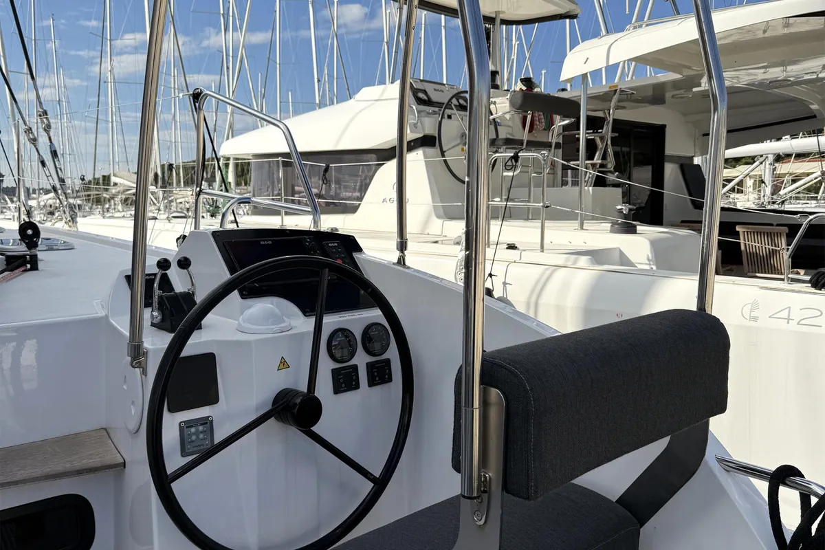 Negroni, a Nautitech 40 catamaran at Općina Rogoznica, Croatia