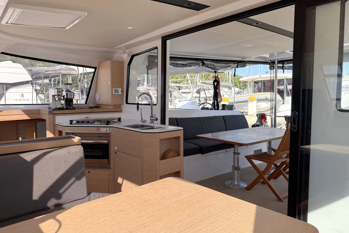 Negroni, a Nautitech 40 catamaran at Općina Rogoznica, Croatia