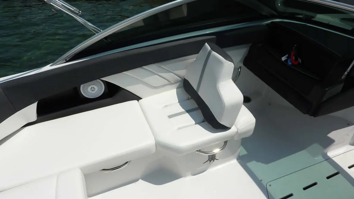 Deck of Black Pearl, a Four Winns H210 motorboat at Tribunj, Croatia