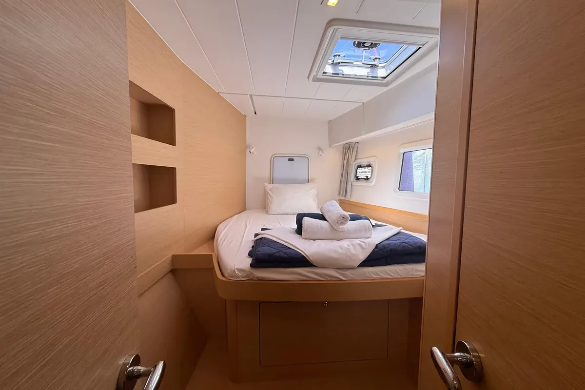 Cabin on Orion, a Lagoon 42 catamaran at Grad Pula, Croatia