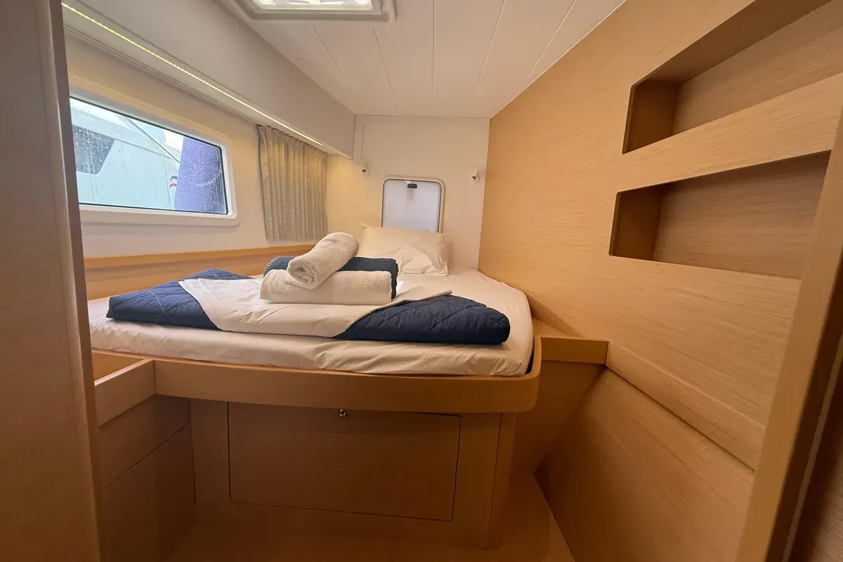 Cabin on Orion, a Lagoon 42 catamaran at Grad Pula, Croatia