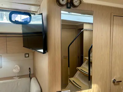 Salon of Full Moon, a Beneteau Oceanis 51.1 sailboat at Primošten, Croatia