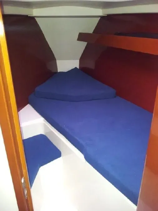Cabin on Tendance III, a Hanse 315 sailboat at Cogolin, France