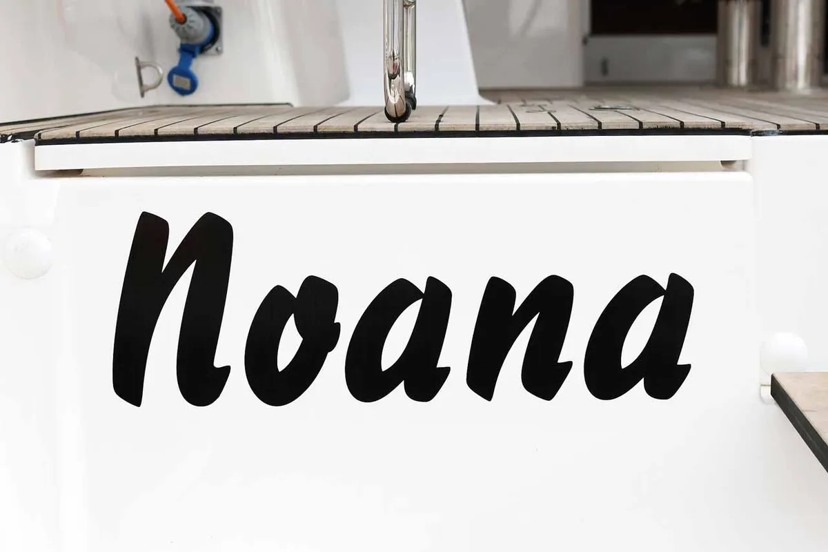 Noana, a Bavaria C42 sailboat at Grad Trogir, Croatia