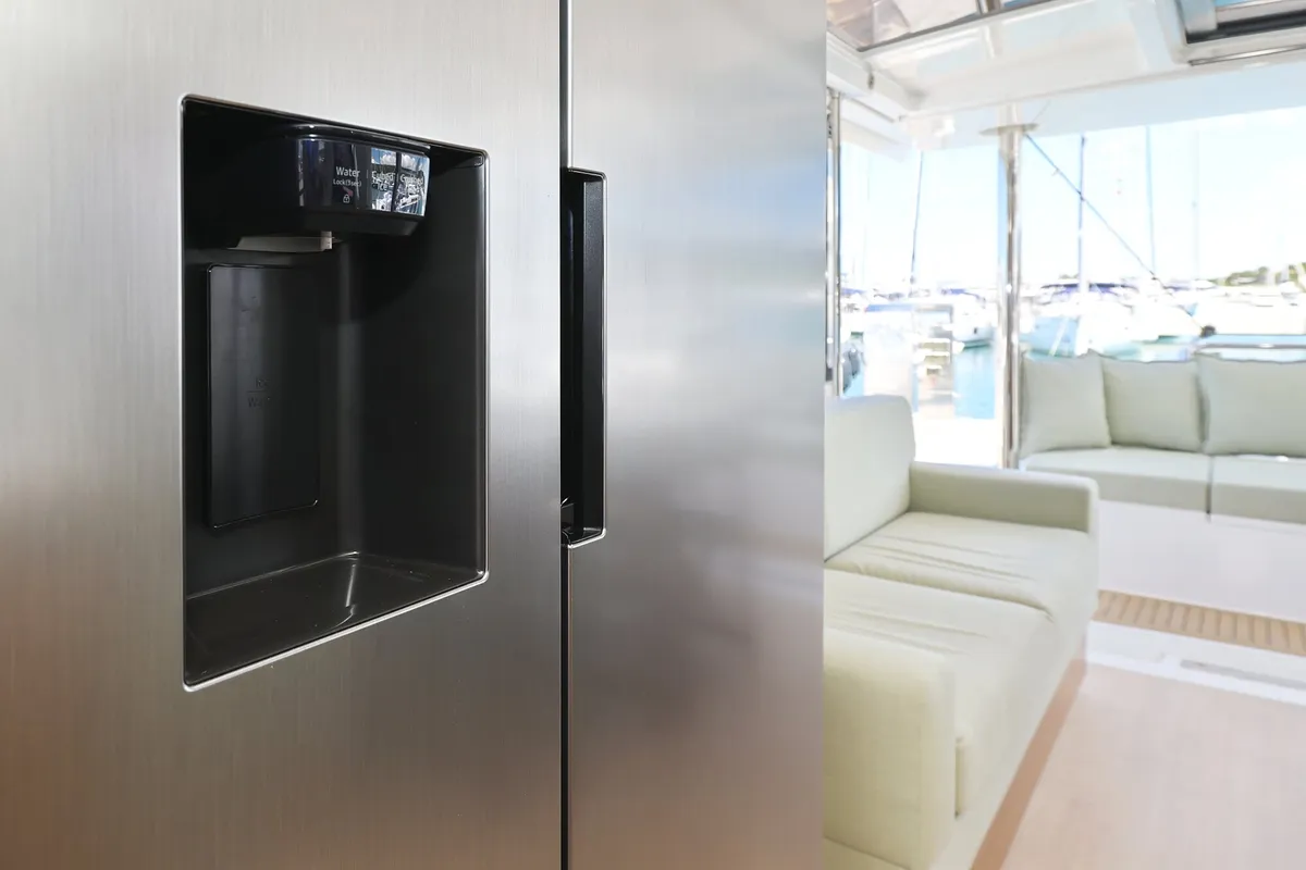 Galley of Breeze, a Bali 4.4 catamaran at Općina Sukošan, Croatia