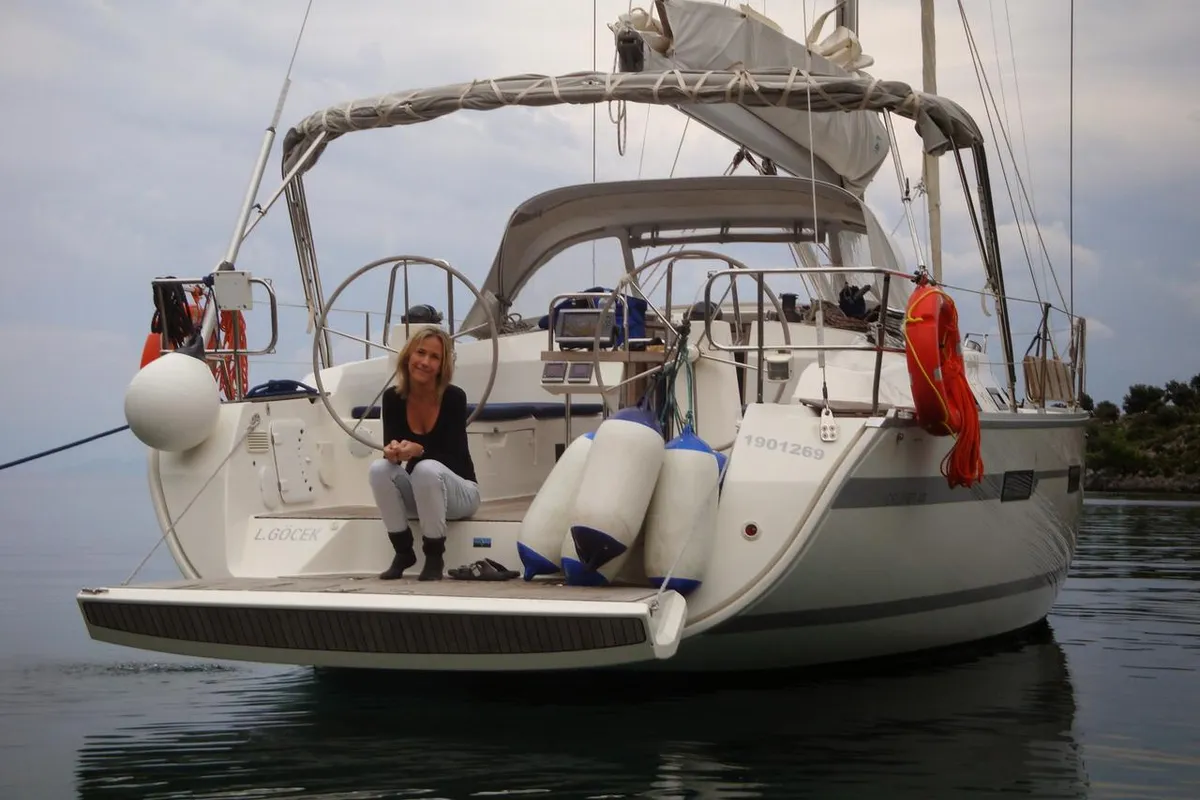 Almina, a Bavaria Cruiser 40 sailboat at Fethiye, Turkey
