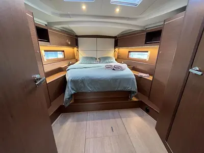 Cabin on Olma, a Beneteau Oceanis 46.1 sailboat at Split, Croatia