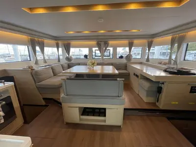 Escapade, a Lagoon 51 - 6 cab. catamaran at Parham Town, British Virgin Islands