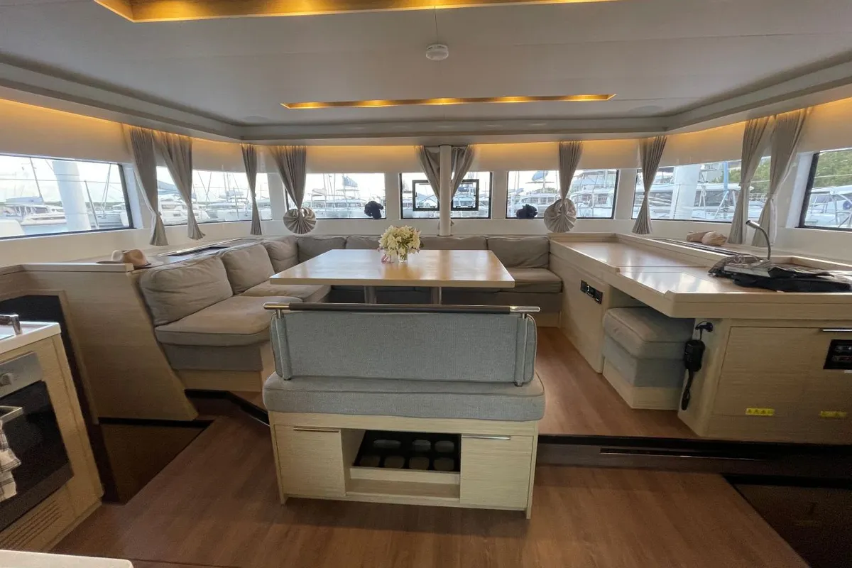Escapade, a Lagoon 51 - 6 cab. catamaran at Parham Town, British Virgin Islands
