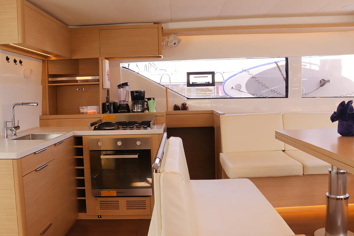Escapade, a Lagoon 51 - 6 cab. catamaran at Parham Town, British Virgin Islands