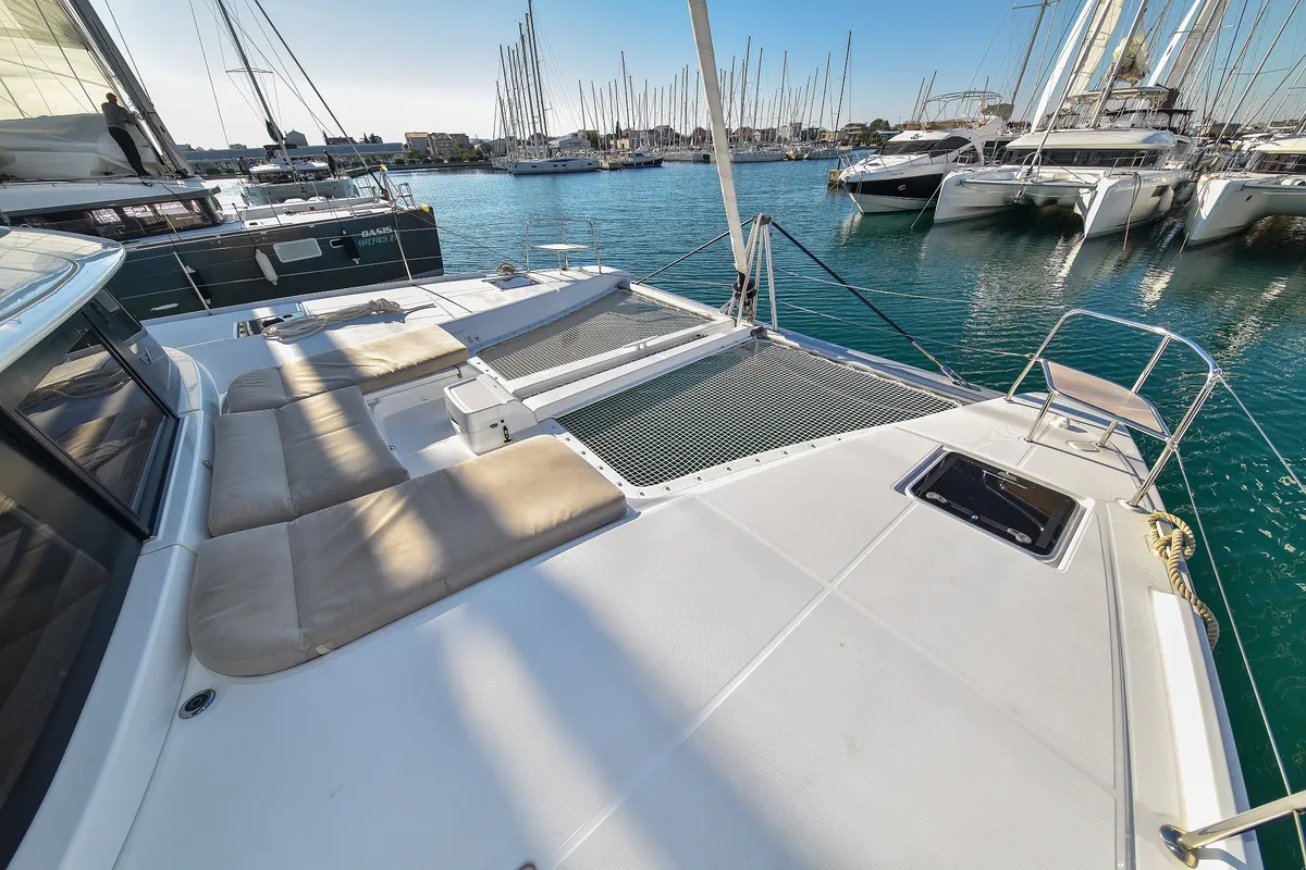 MIDLIFE CRISIS, a Lagoon 46 catamaran at Općina Sukošan, Croatia
