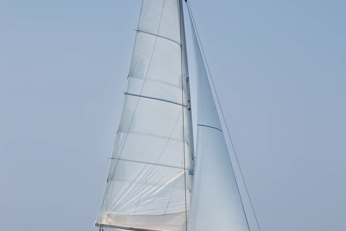 Exterior view of Lipopette, a Lagoon 450 catamaran at Marseille, France