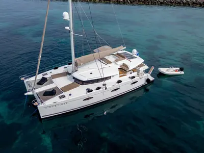 High Jinks, a Fountaine Pajot Sanya 57 sailboat at Athens, Greece