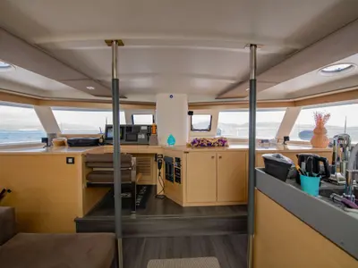 High Jinks, a Fountaine Pajot Sanya 57 sailboat at Athens, Greece