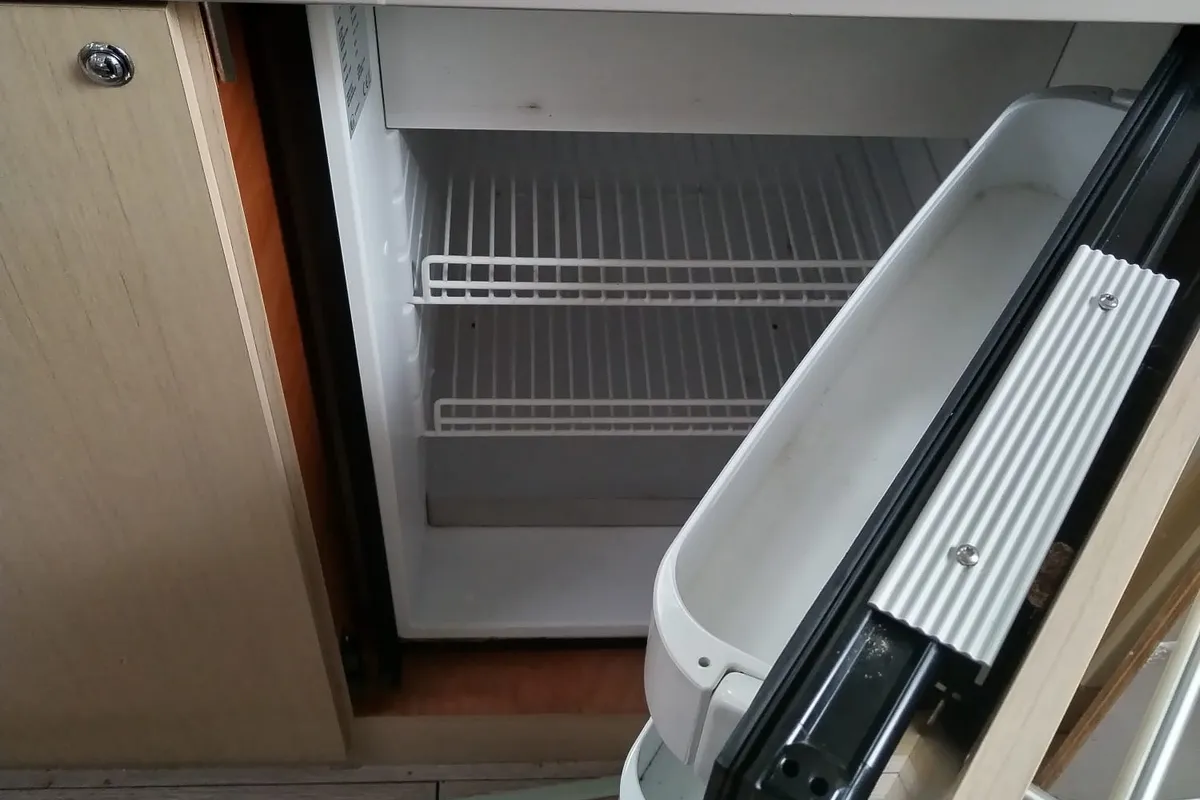 Galley of Tena, a Beneteau Oceanis 38.1 sailboat at Punat, Croatia
