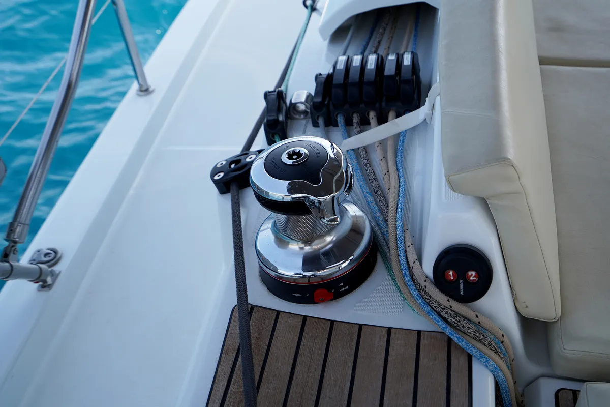 Sunlark, a Jeanneau 54 sailboat at Marmaris, Turkey