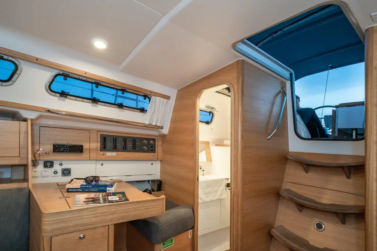 Salon of Lady X, a X-Yachts Xc 35 sailboat at Općina Rogoznica, Croatia
