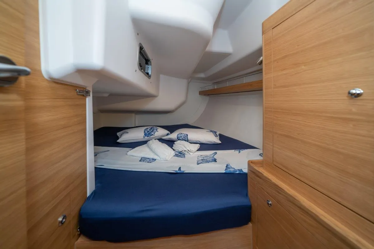 Cabin on Lady X, a X-Yachts Xc 35 sailboat at Općina Rogoznica, Croatia