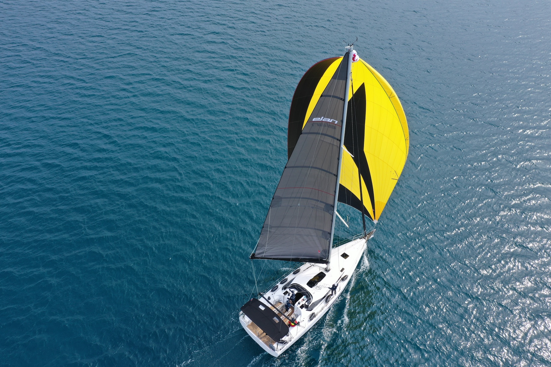 Sailing Grace, a Elan E6 sailboat at Grad Biograd na Moru, Croatia