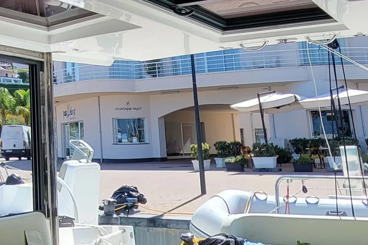 Free Wheeler, a Bali Catsmart catamaran at Procida, Italy