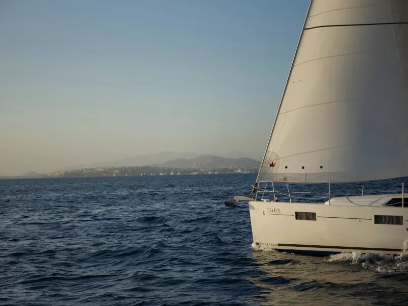 Felice, a Beneteau Oceanis 41.1 sailboat at Athens, Greece