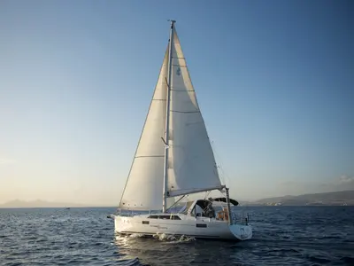 Cabin on Felice, a Beneteau Oceanis 41.1 sailboat at Athens, Greece