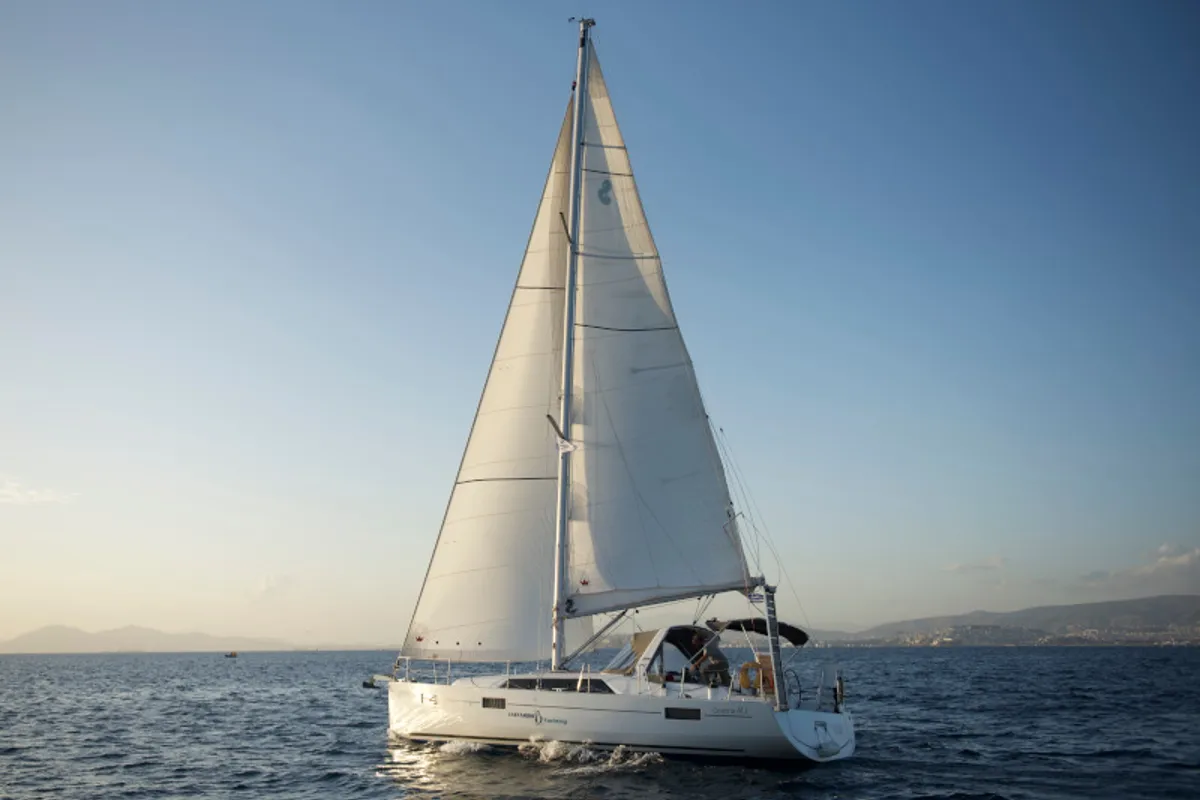 Cabin on Felice, a Beneteau Oceanis 41.1 sailboat at Athens, Greece
