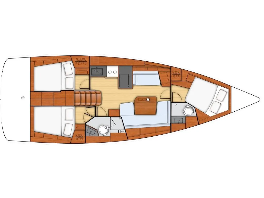 Felice, a Beneteau Oceanis 41.1 sailboat at Athens, Greece