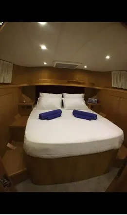 Cabin on Atil, a Tuzla motor yacht at Marmaris, Turkey