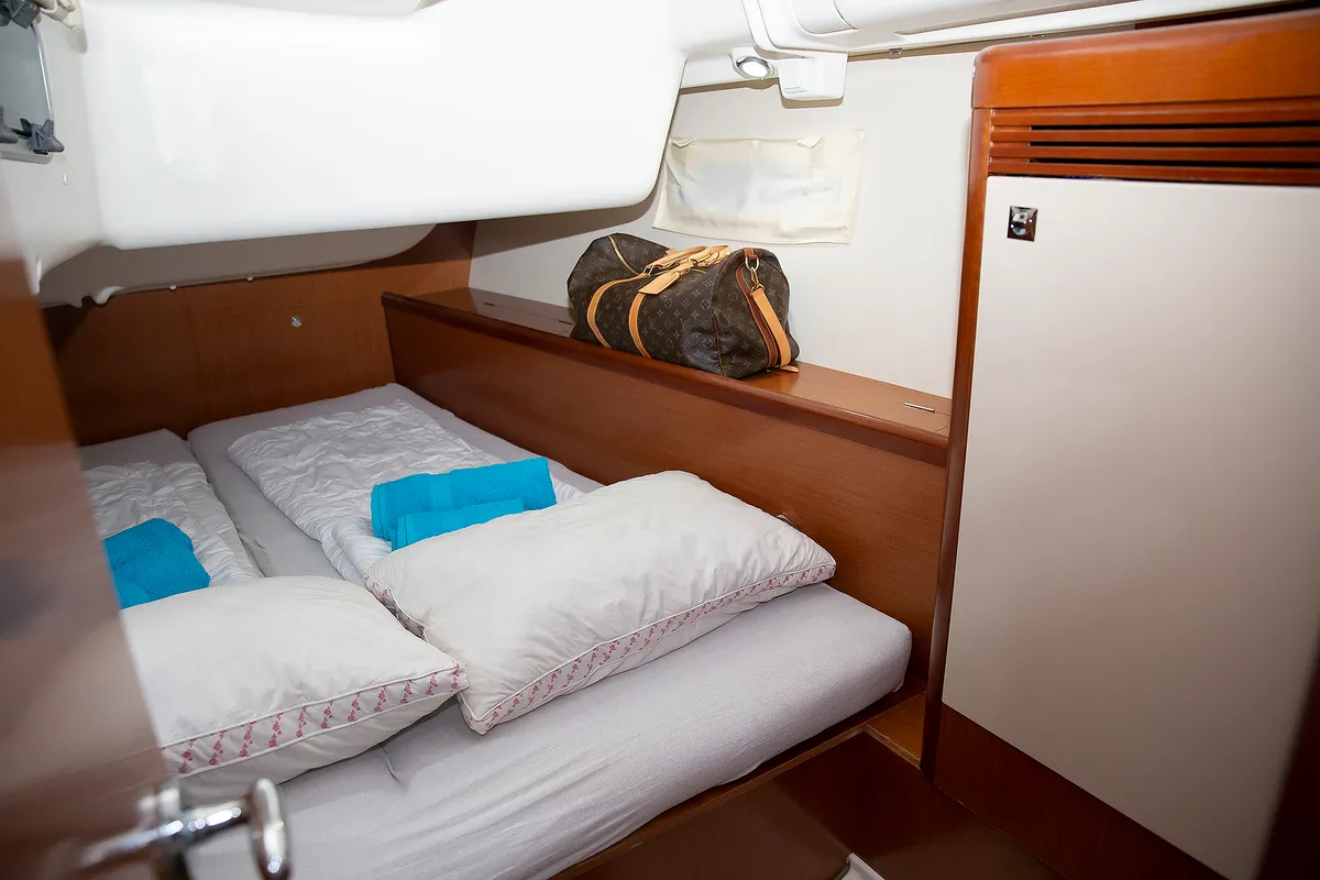 Marco Polo, a Beneteau Oceanis 40 sailboat at Skradin, Croatia