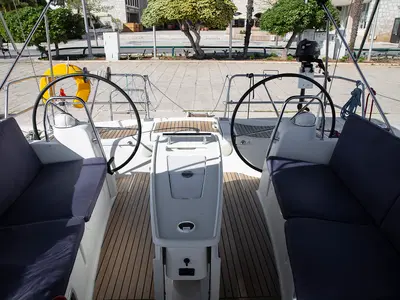 Marco Polo, a Beneteau Oceanis 40 sailboat at Skradin, Croatia