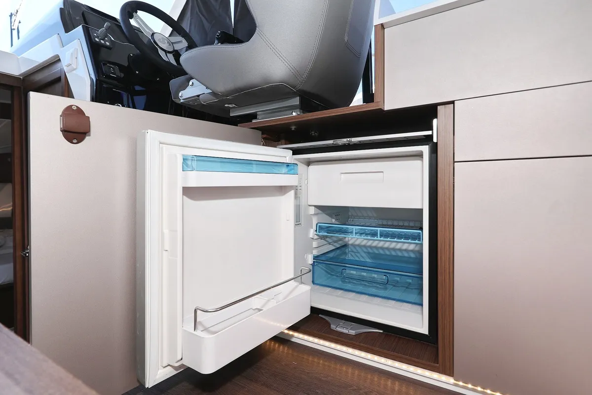 Galley of Lolo, a Beneteau Antares 9 OB motorboat at Pirovac, Croatia