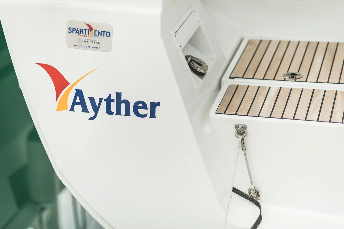 Cabin on Ayther, a Beneteau Oceanis 45 sailboat at Salerno, Italy
