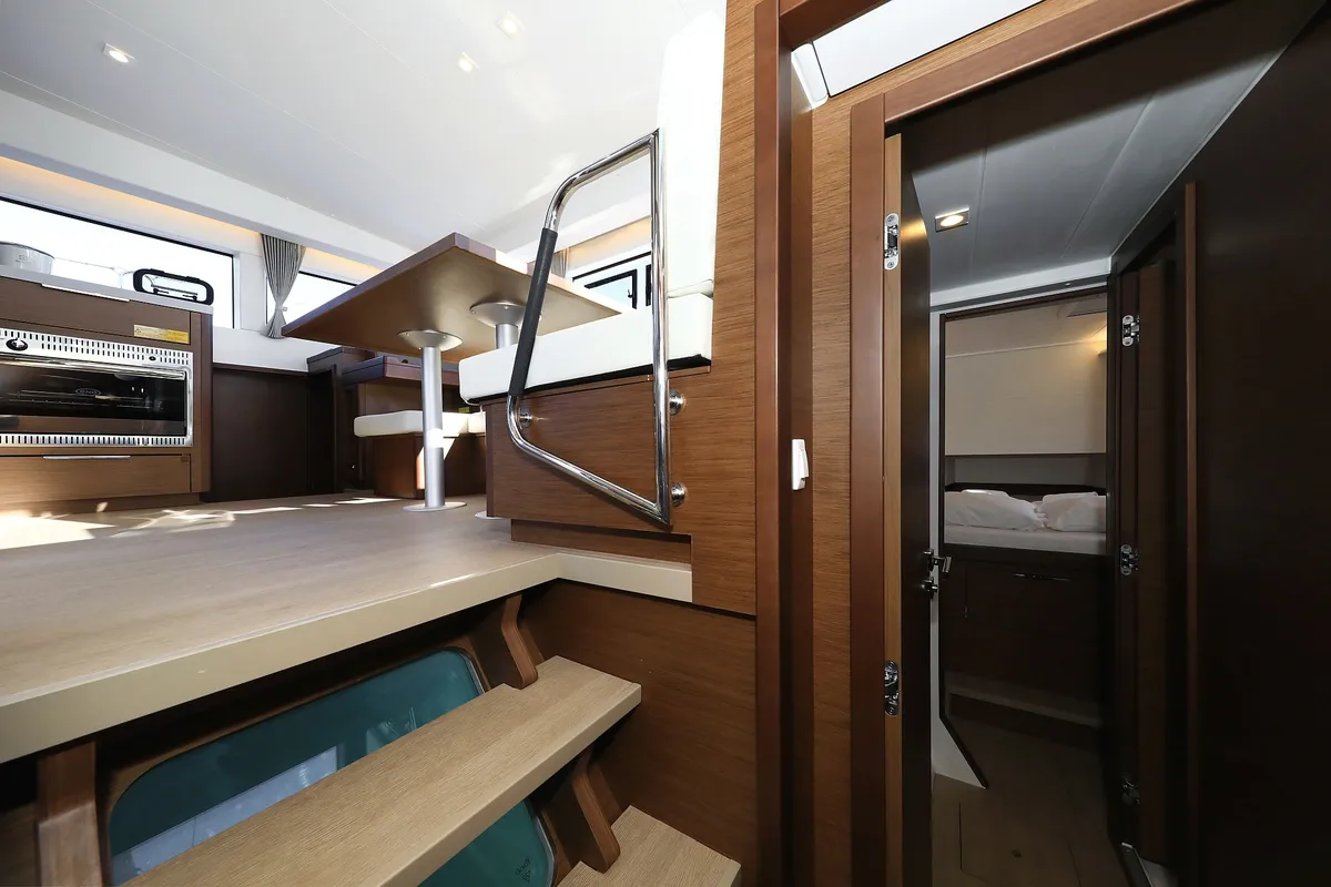 Cabin on Gimme Kiss, a Lagoon 40 catamaran at Općina Sukošan, Croatia
